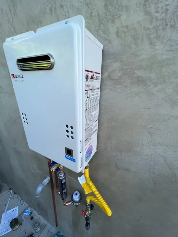Tankless water heater installation for Quailwood Meadows homes